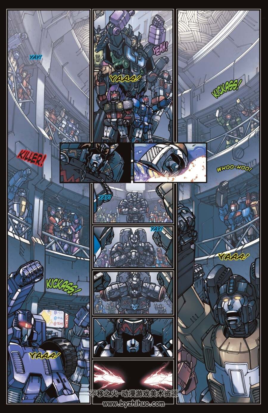 变形金刚漫画威震天本纪 英文漫画 百度网盘下载