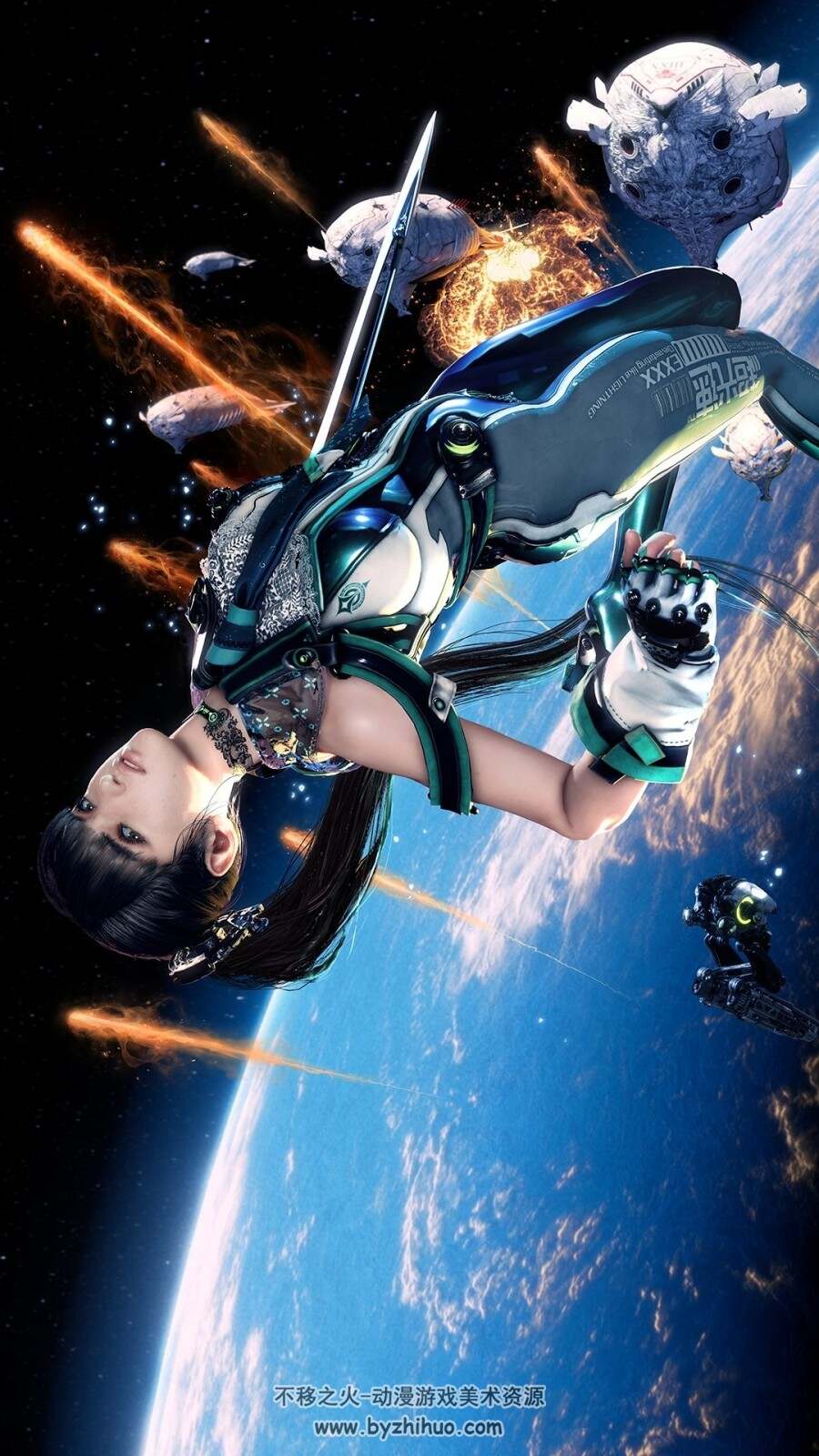 剑星星刃 三视图设定图片  全套服装 游戏人物CG场景原画 百度网盘下载