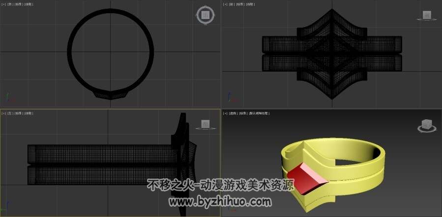 小戒指 3d max格式 百度网盘下载