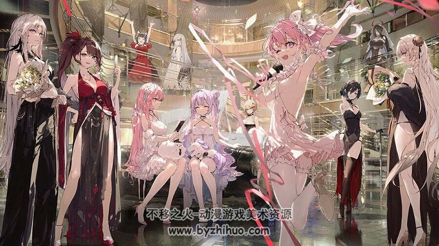 碧蓝航线 AZUR LANE 壁纸图片CG包 百度网盘下载140P