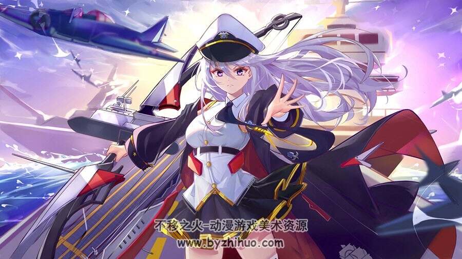 碧蓝航线 AZUR LANE 壁纸图片CG包 百度网盘下载140P