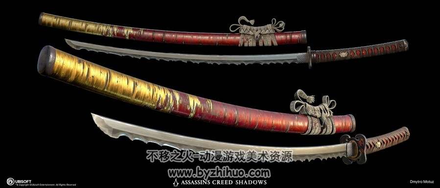 刺客信条影 游戏角色概念武器道具原画美术设定参考图片 百度云下载