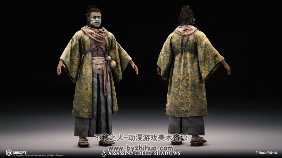 刺客信条影 游戏角色概念武器道具原画美术设定参考图片 百度云下载