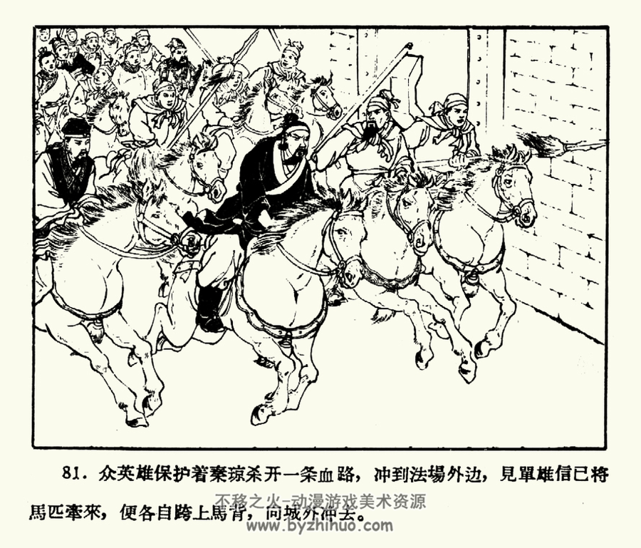 贾柳店聚义 1959年 清晰版 PDF格式连环画 百度网盘下载 197.14MB