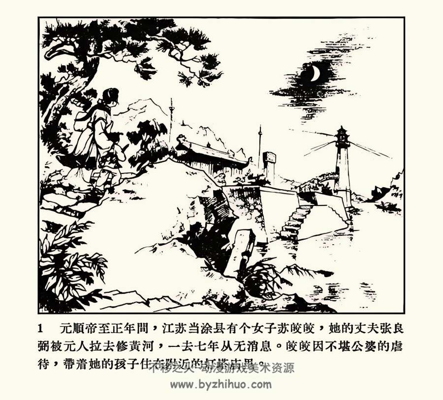灯塔庙 1959年 PDF格式连环画 百度网盘下载 186.65MB