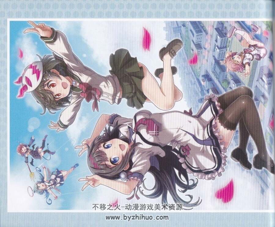 The Art of GalGun Double Peace 少女射击vv 艺术书 百度网盘下载