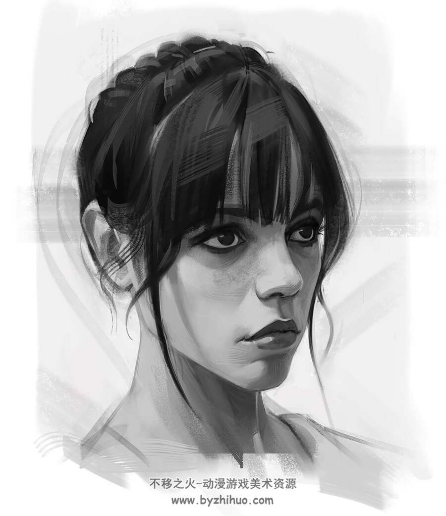 画师josh hunter black 插画图包含过程视频 百度网盘下载