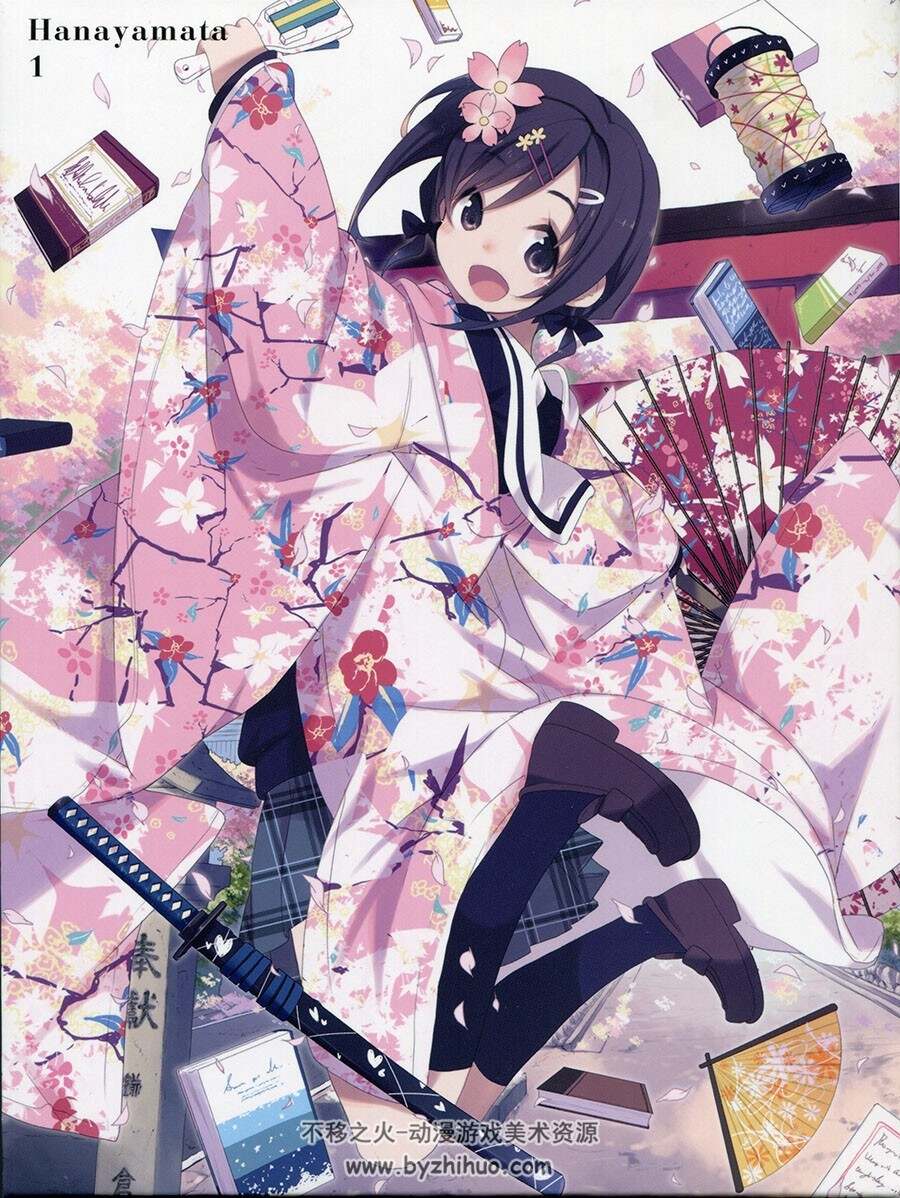 ハナヤマタ Hanayamata 花舞少女 vol.01~03 小册子包装扫描图 百度网盘下载