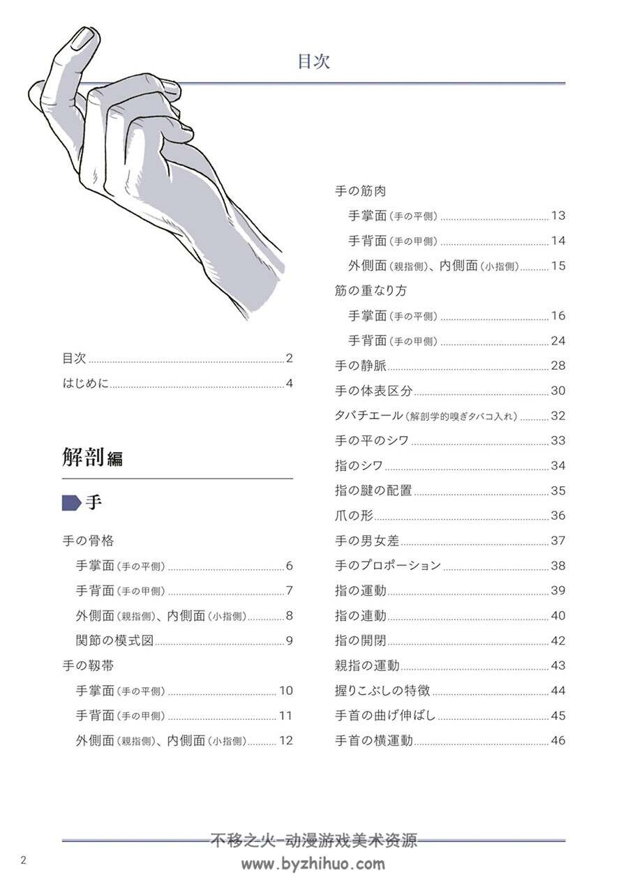 手+足の美術解剖学 加藤公太 手脚绘制参考 百度网盘下载