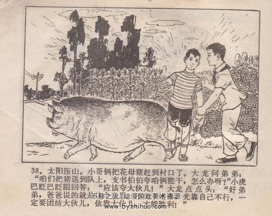 大龙和小虎 河北人民 1975 PDF格式连环画 百度网盘下载
