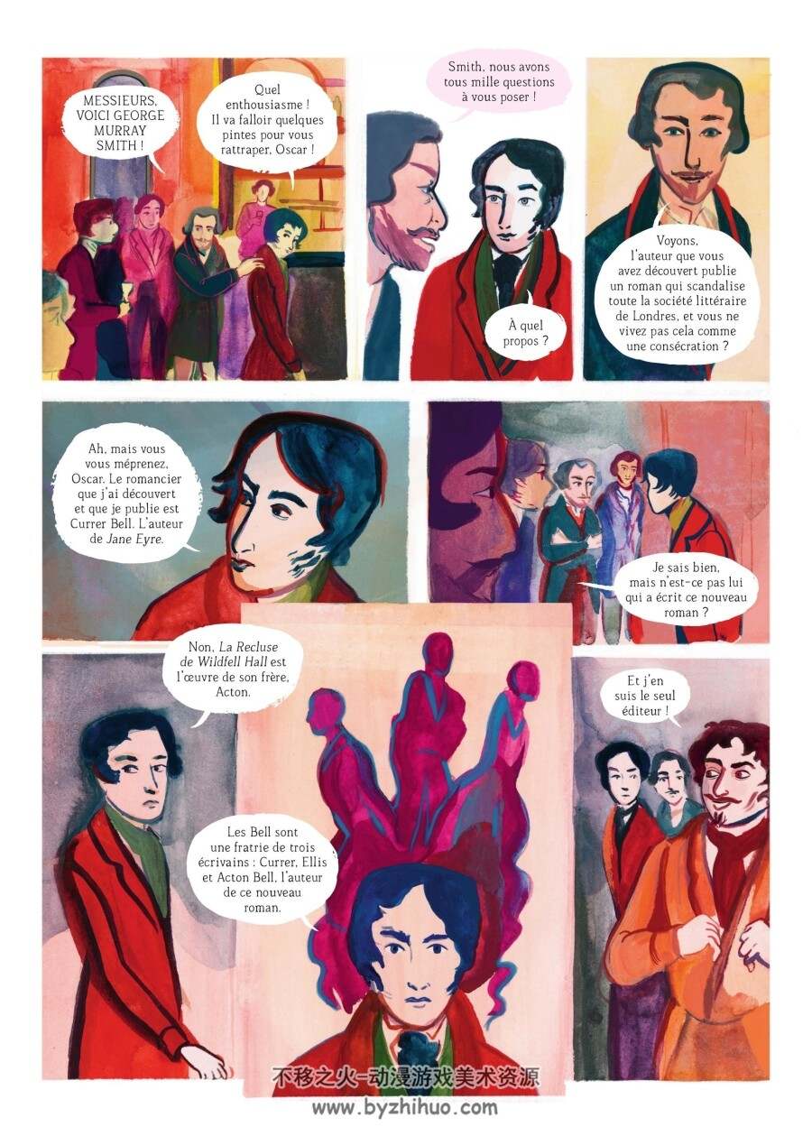 Brontëana 勃朗特 法语 全一册 传记漫画 Paulina Spucches 百度网盘下载