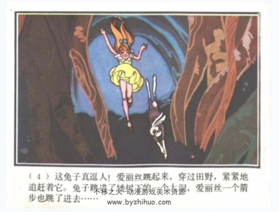 爱丽丝梦游奇境记 庄根生 上海人美 1984 PDF格式连环画 百度网盘下载