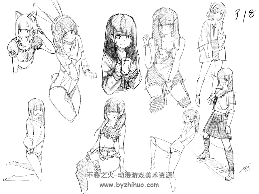 人体速写1