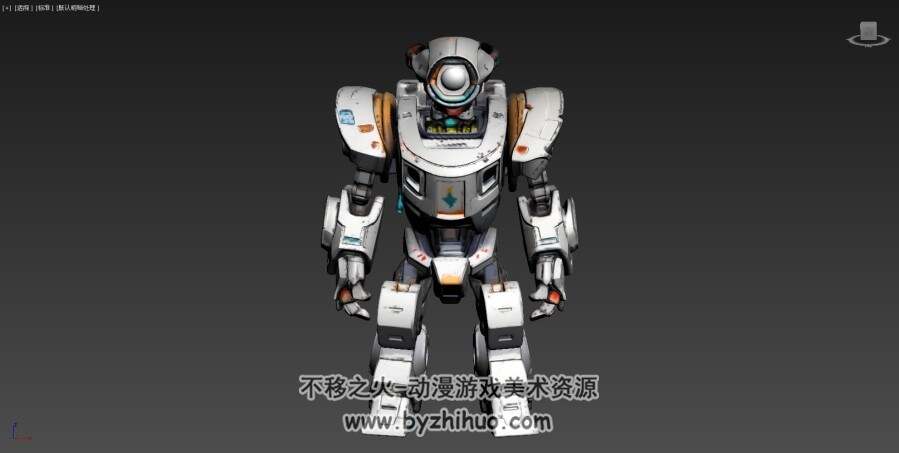 可爱的机器人V39 3D模型 百度网盘下载