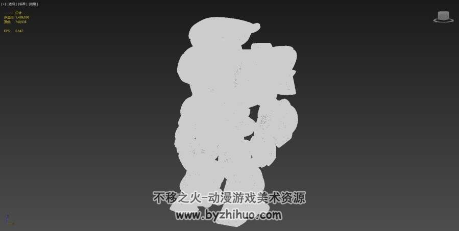 可爱的机器人V39 3D模型 百度网盘下载