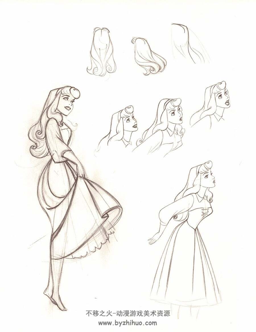 Sleeping Beauty The Sketchbooks Series 睡美人原画集 百度网盘下载