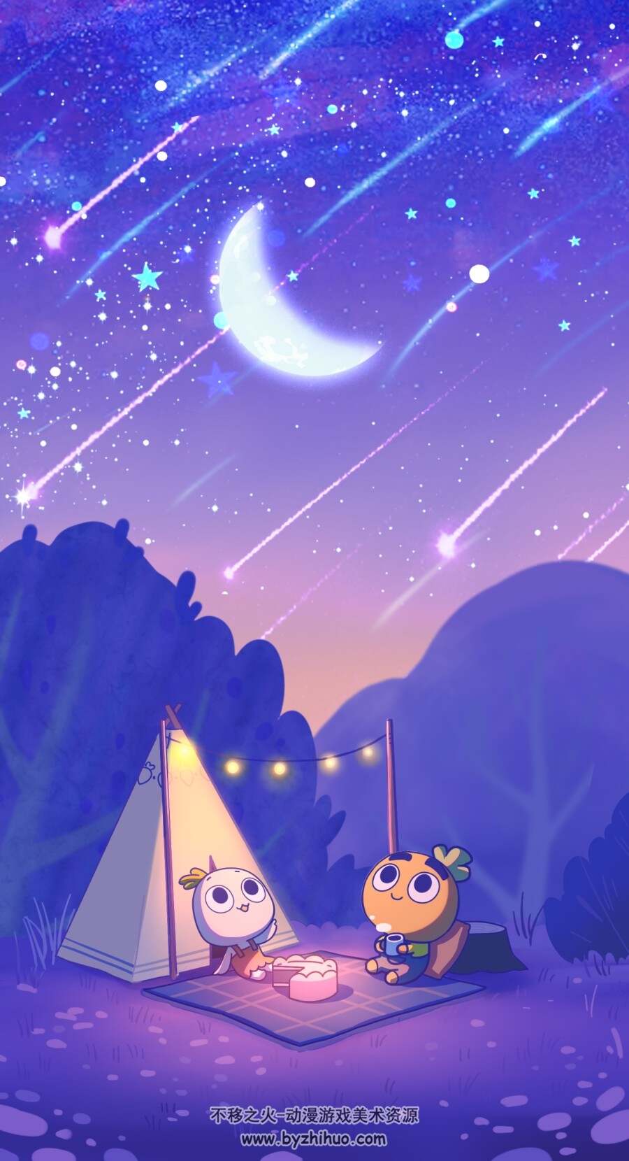 萝卜人和大头鸭的原创壁纸