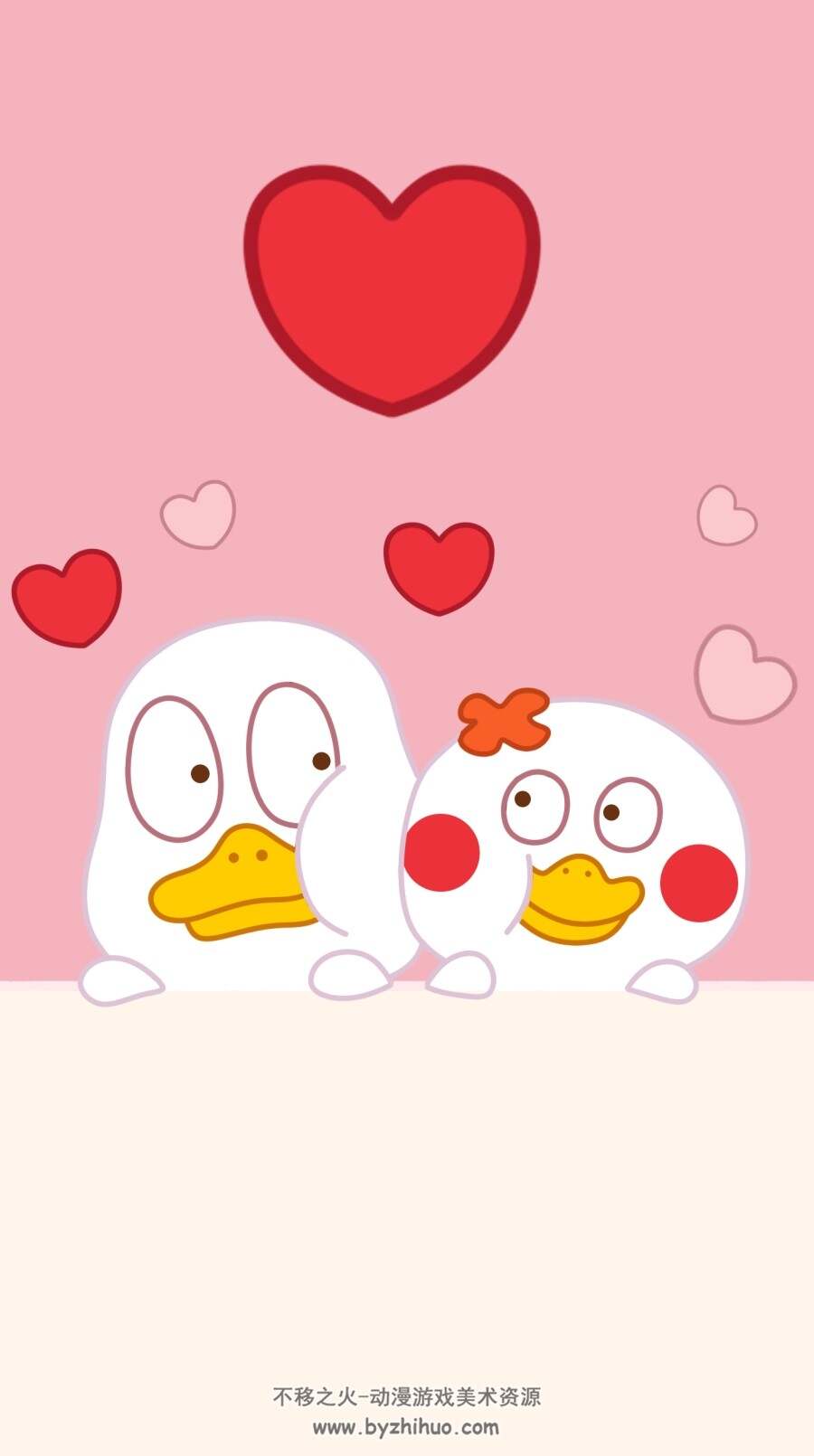 萝卜人和大头鸭的原创壁纸