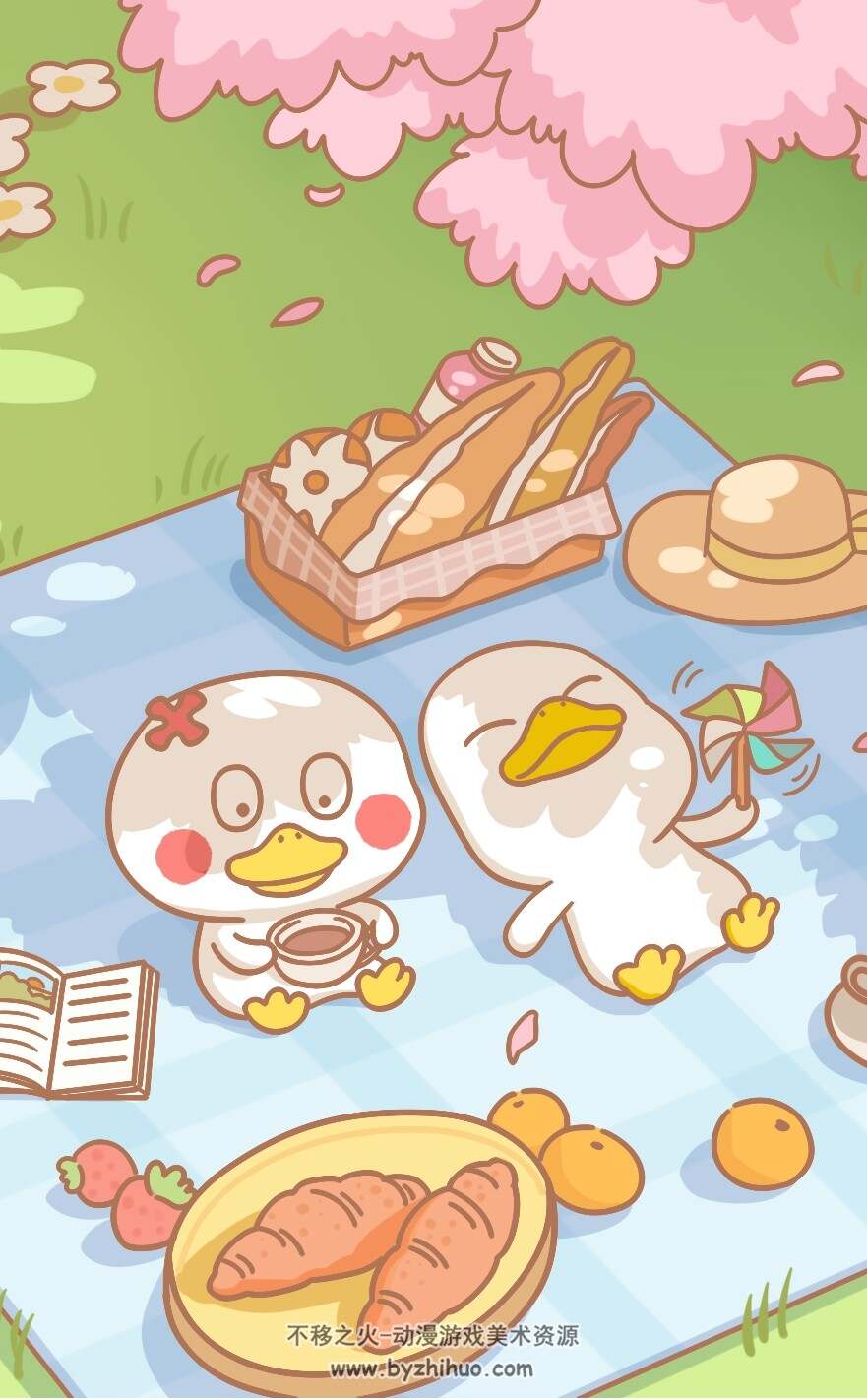 萝卜人和大头鸭的原创壁纸