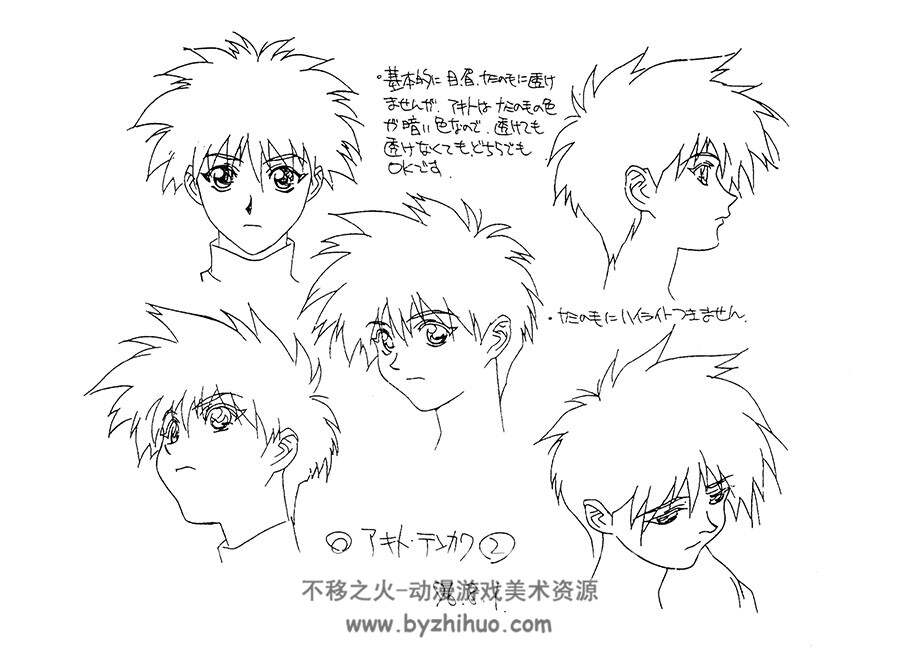 機動戦艦ナデシコ 机动战舰抚子号 线稿原画设定集 百度网盘下载