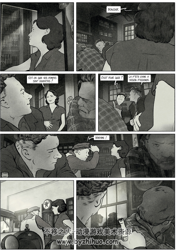 2025年安古兰漫画节获奖作品 Revoir Comanche 法语 Romain Renard漫画百度云下载