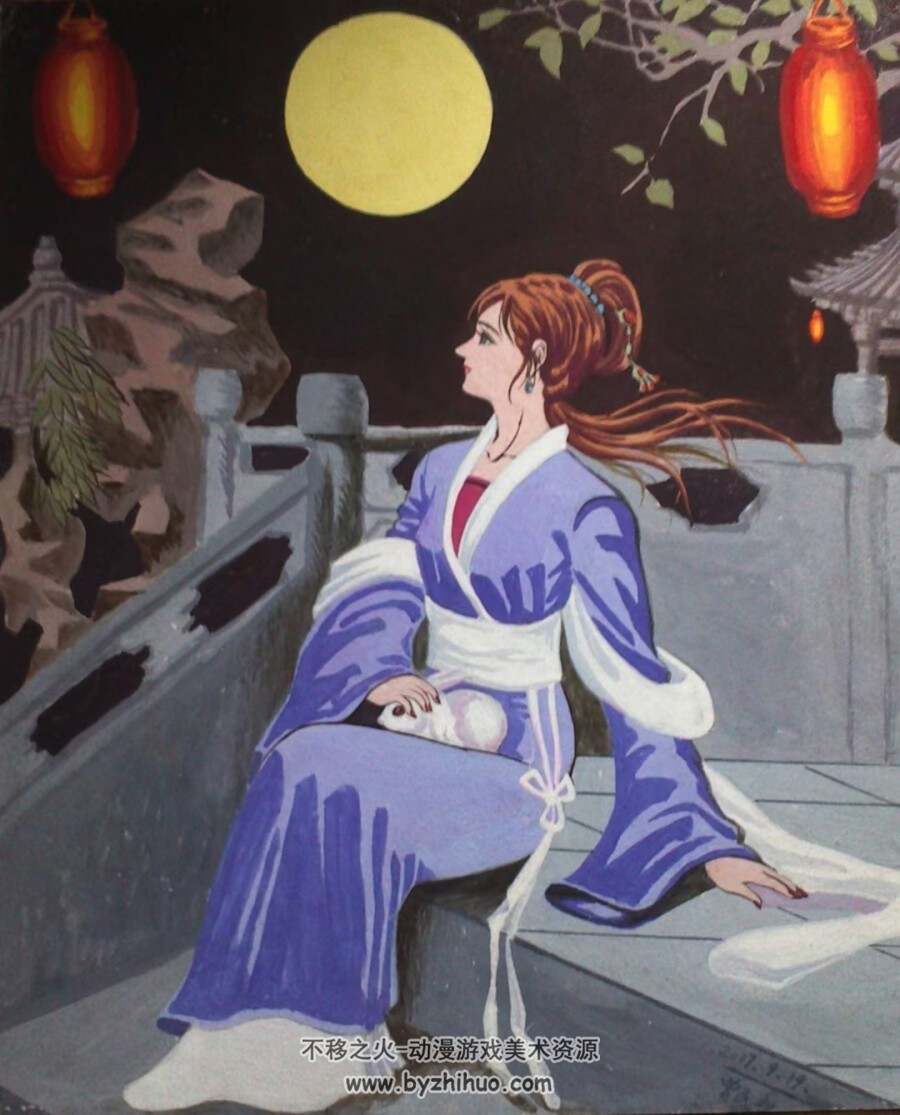 赏月