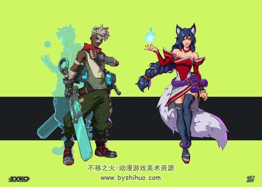 2XKO 游戏原画设定图集 百度网盘下载