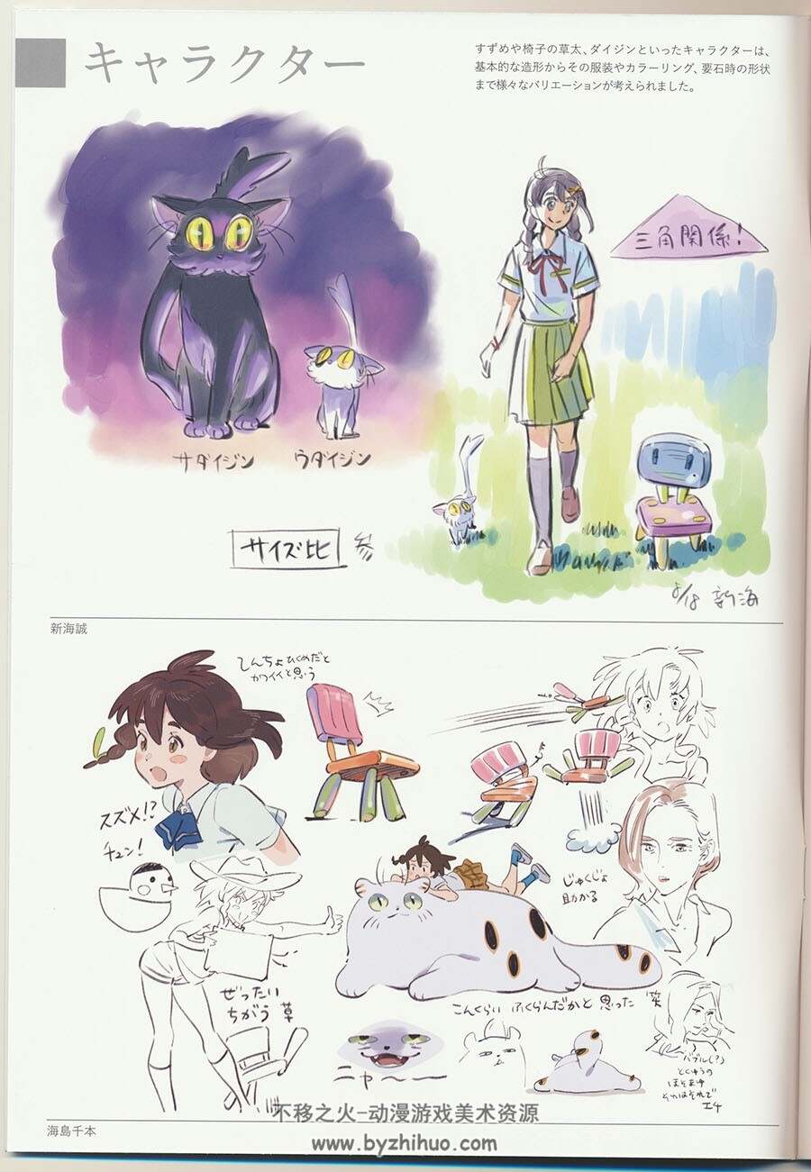 すずめの戸締まり Making Book  铃芽之旅 小画集 百度网盘下载