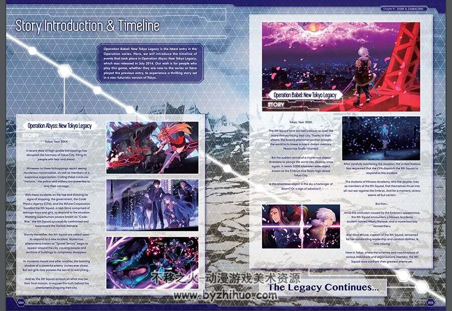 Operation Babel VISUAL FANBOOK 东京新世录:作战巴比伦 设定画集 百度云下载