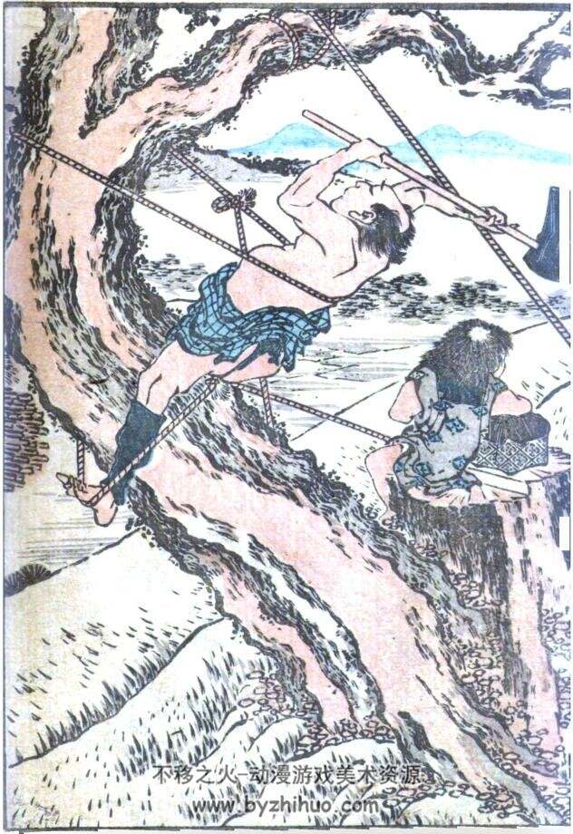 北斋画谱 PDF格式 艺用素材 百度网盘下载