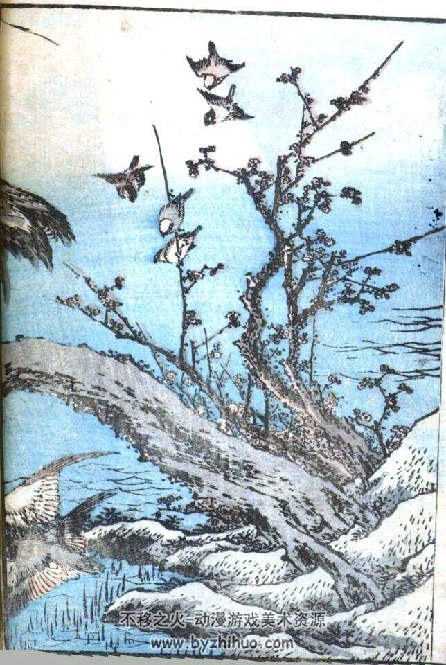 北斋画谱 PDF格式 艺用素材 百度网盘下载
