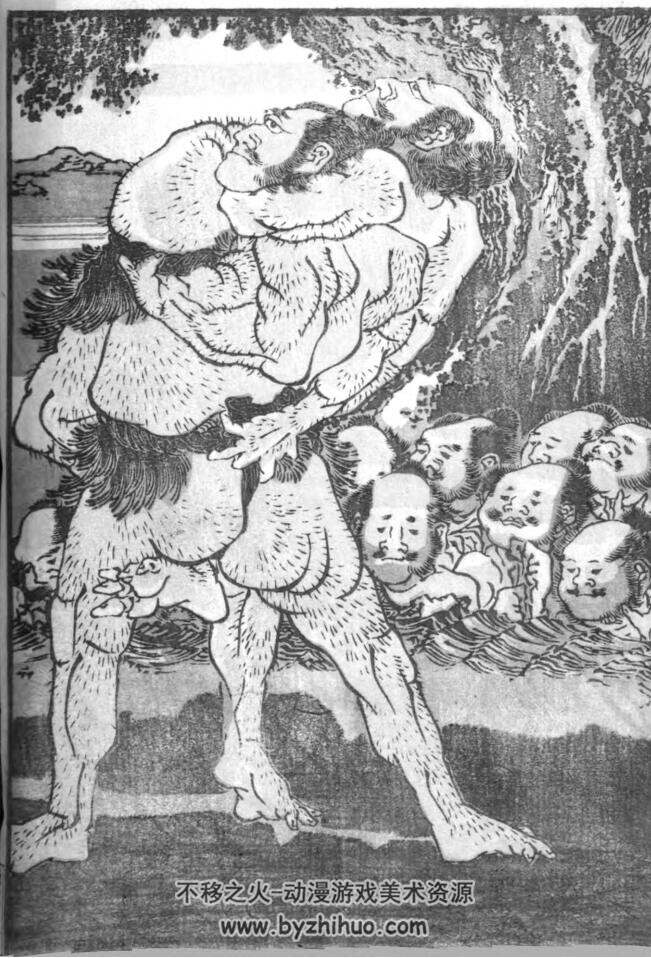 北斋画谱 PDF格式 艺用素材 百度网盘下载