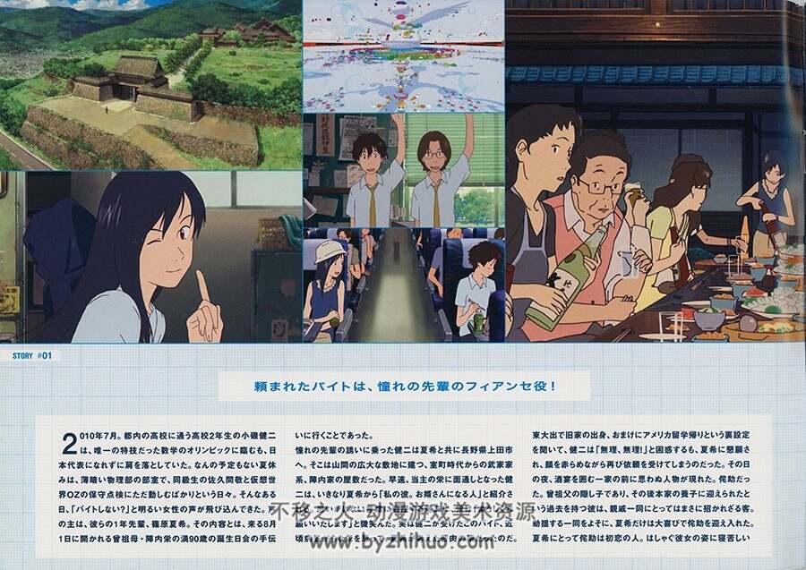 夏日大作战 Summer Wars サマーウォーズ 小册子 百度网盘下载