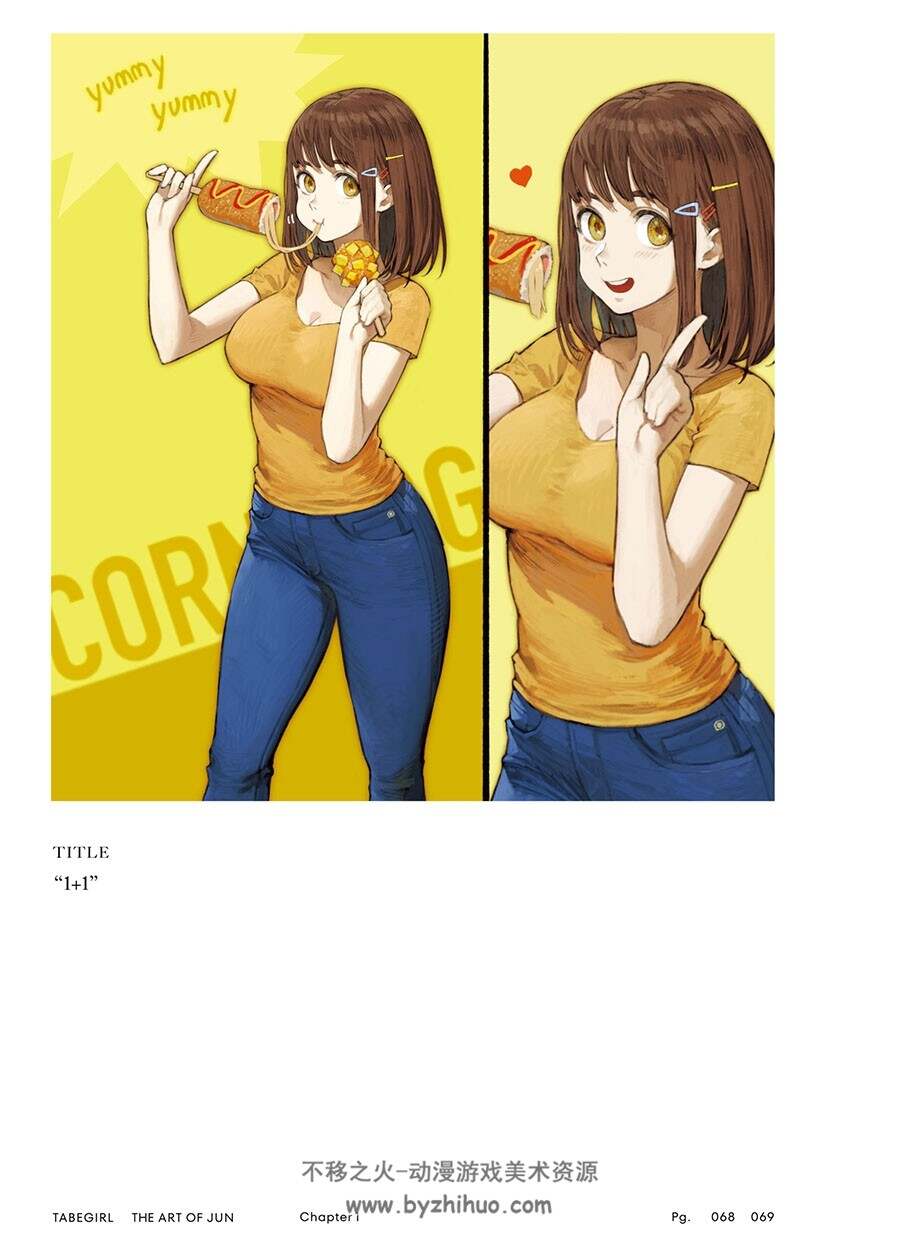 TabeGirl-The Art of JUN 日本插画家じゅん navigavi 画集 百度网盘下载