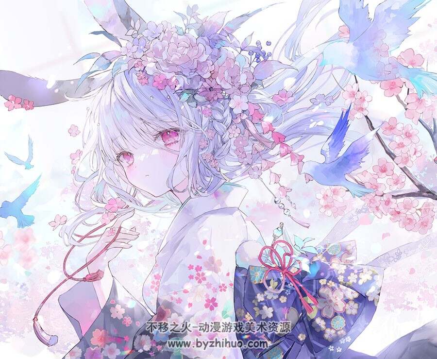 画师おにねこ Onineko 鬼猫 二次元插画壁纸图包 百度网盘下载