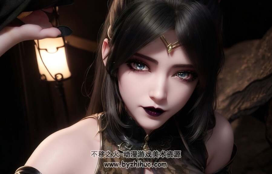 国漫女神 完美世界 魔女 AI壁纸特辑 百度网盘下载