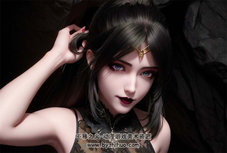 国漫女神 完美世界 魔女 AI壁纸特辑 百度网盘下载