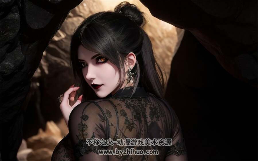 国漫女神 完美世界 魔女 AI壁纸特辑 百度网盘下载