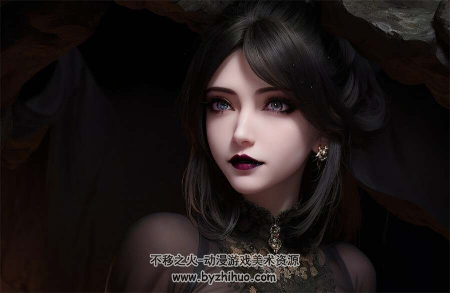 国漫女神 完美世界 魔女 AI壁纸特辑 百度网盘下载