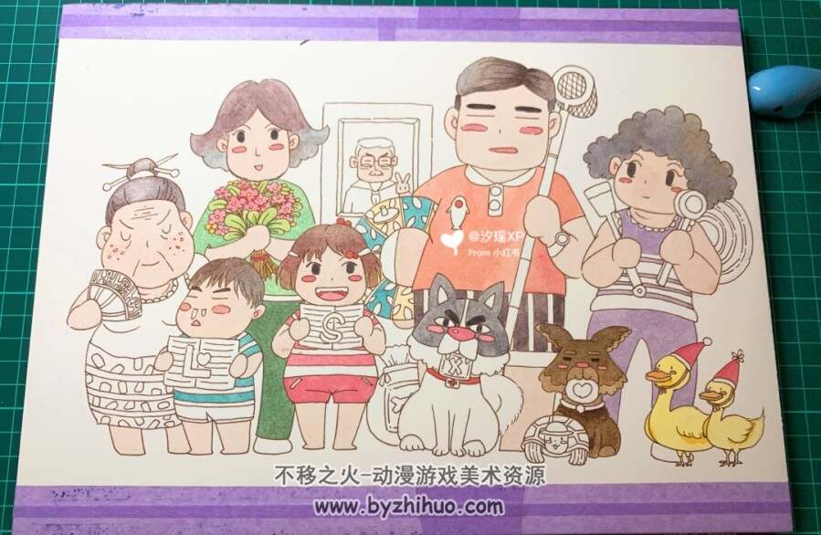泰国旅行插画家sasi图包 百度网盘下载 1018P