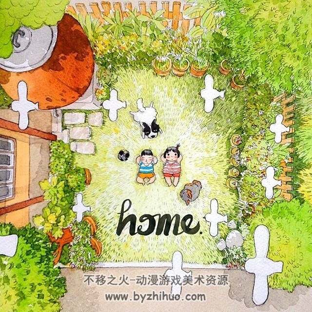 泰国旅行插画家sasi图包 百度网盘下载 1018P
