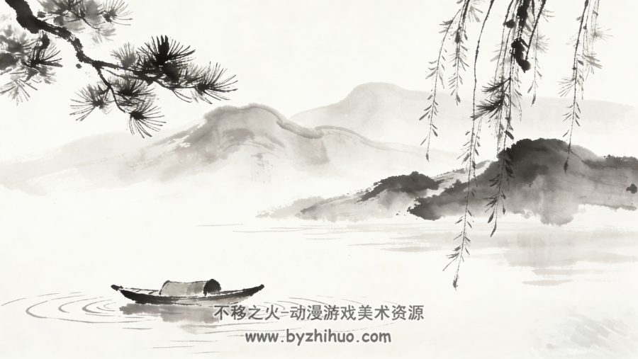水墨画1