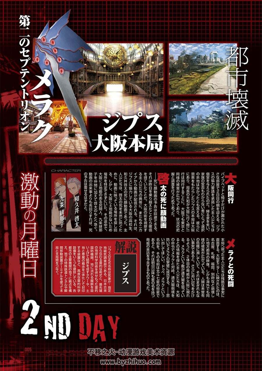 デビルサバイバー2 公式设定资料集 恶魔幸存者2 百度网盘下载