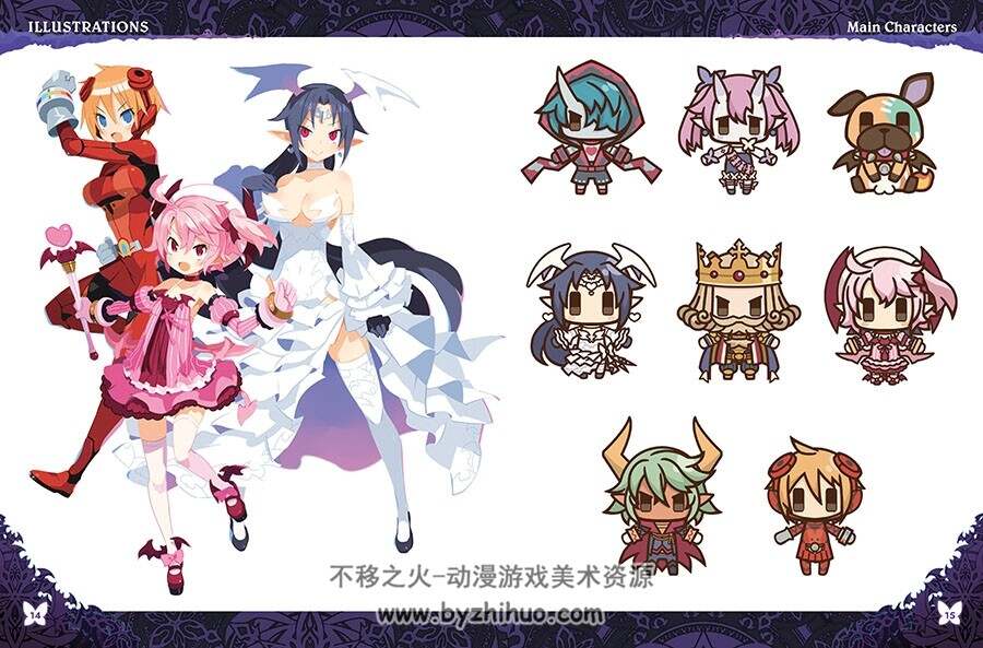 魔界战记6完整版原田たけひと Disgaea 6 Complete Behind设定集 百度网盘下载