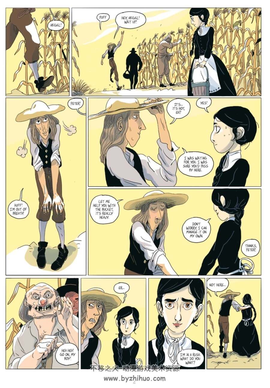 塞勒姆的女巫 The Daughters of Salem 1-2册 英文 Thomas Gilbert 漫画百度网盘下载