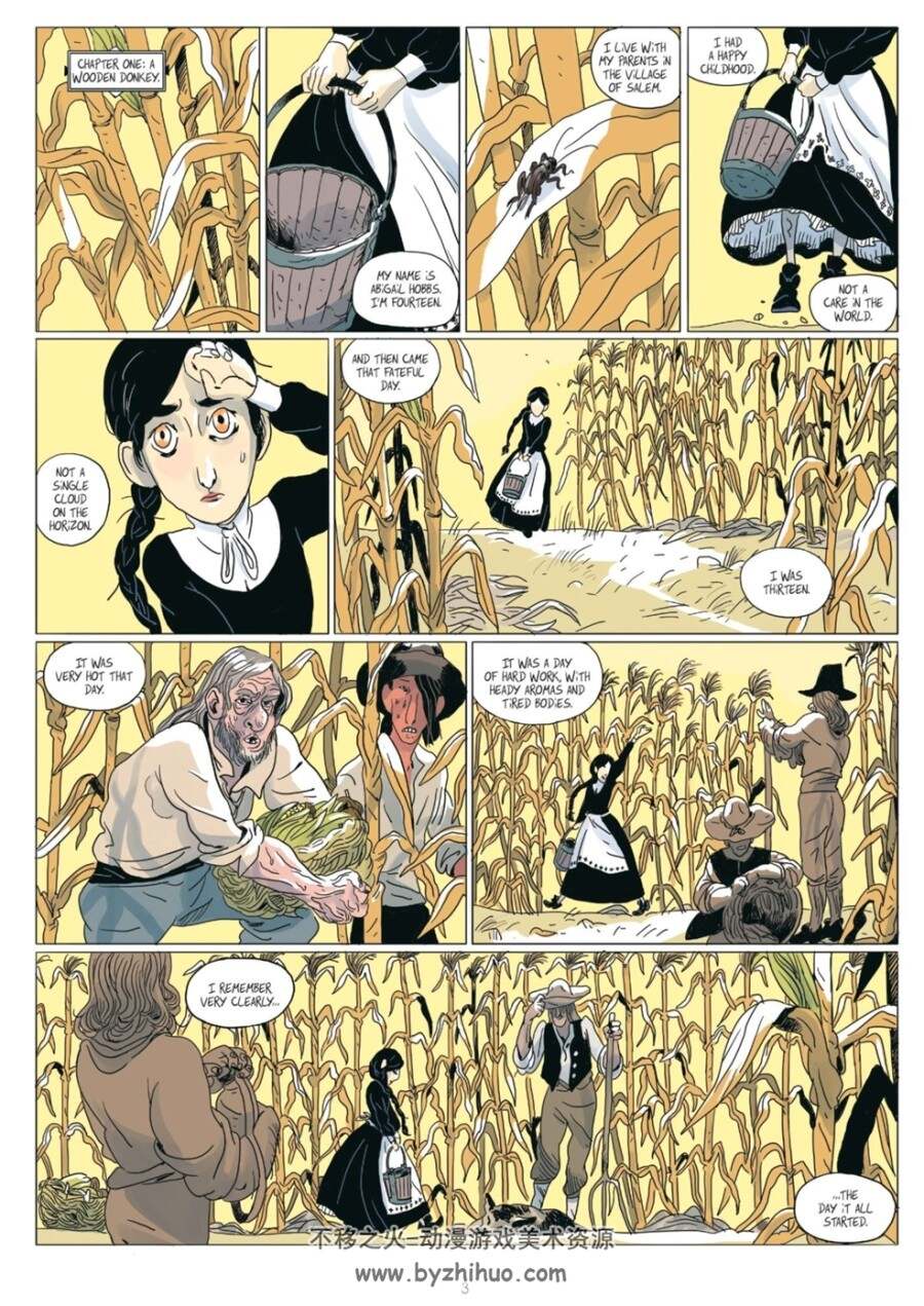 塞勒姆的女巫 The Daughters of Salem 1-2册 英文 Thomas Gilbert 漫画百度网盘下载