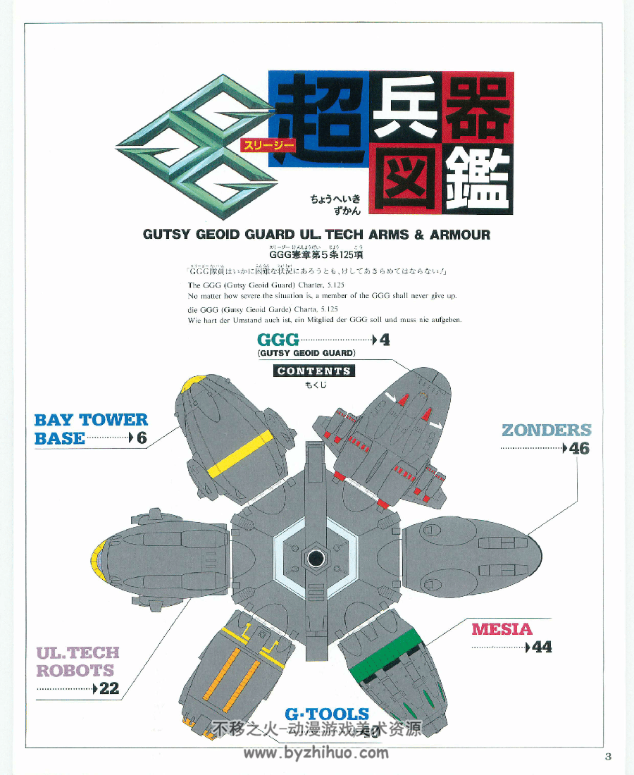勇者王ガオガイガー GGG超兵器図鑑 勇者王ガオガイガー 设定画集 百度下载