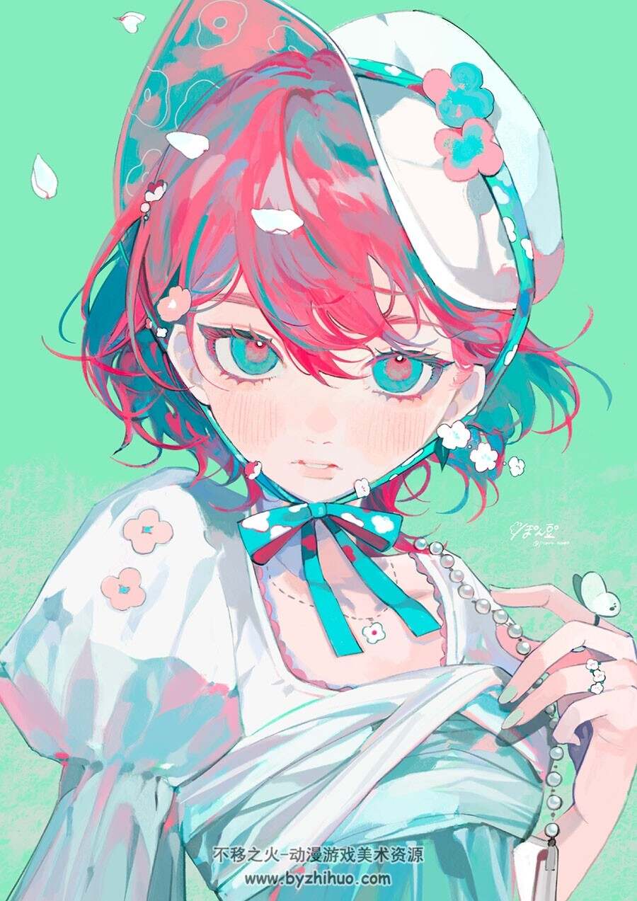 ponn mame ぽん豆° 二次元插画美术作品图包 百度网盘下载