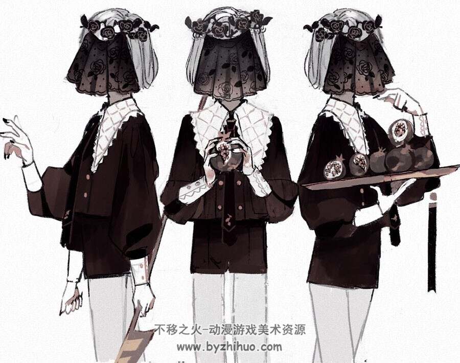 画师BOY 可爱角色二次元插画图包 百度网盘下载