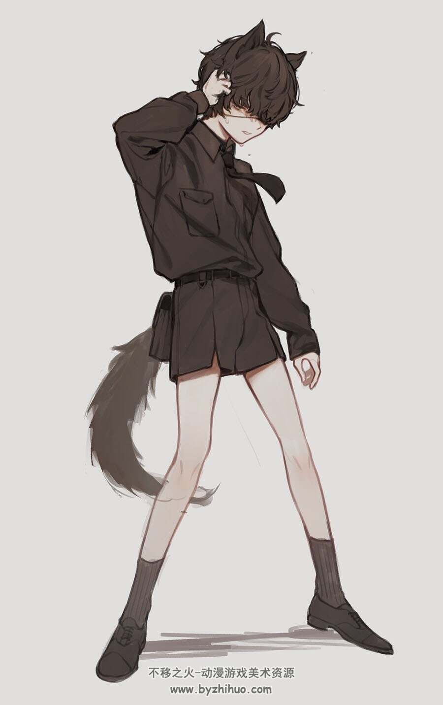画师BOY 可爱角色二次元插画图包 百度网盘下载